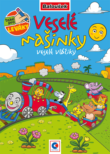 Omalovánka A5 - Veselé mašinky