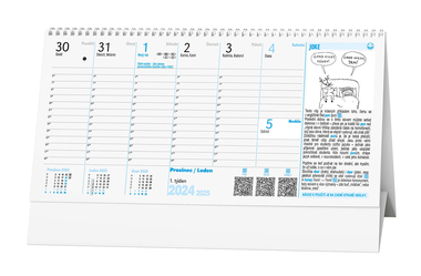 Stolní kalendář - Plánovací daňový kalendář s angličtinou