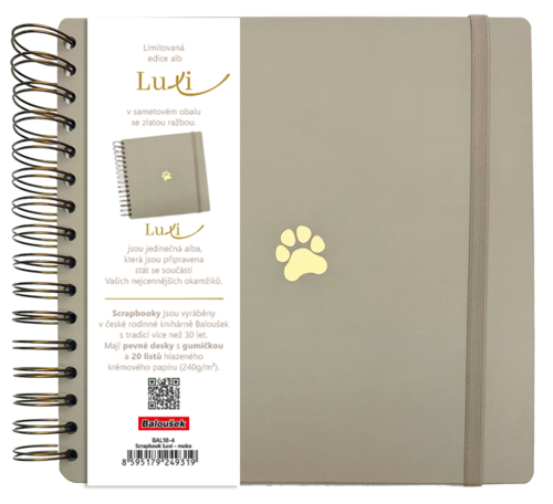 Scrapbook Luxi - 210x210 - lamino - moka